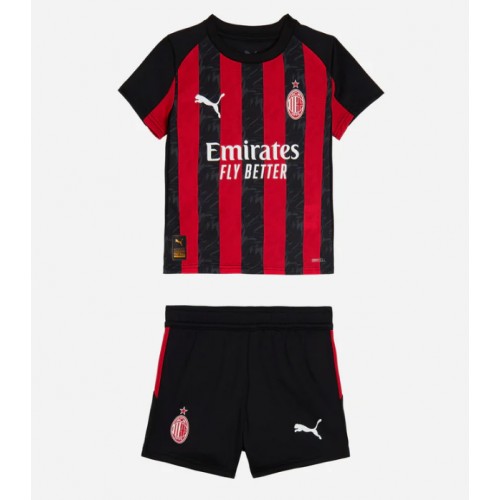 AC Milan Luka Modric #14 Replika Hemmatröja Barn 2025-26 Kortärmad (+ Korta byxor)